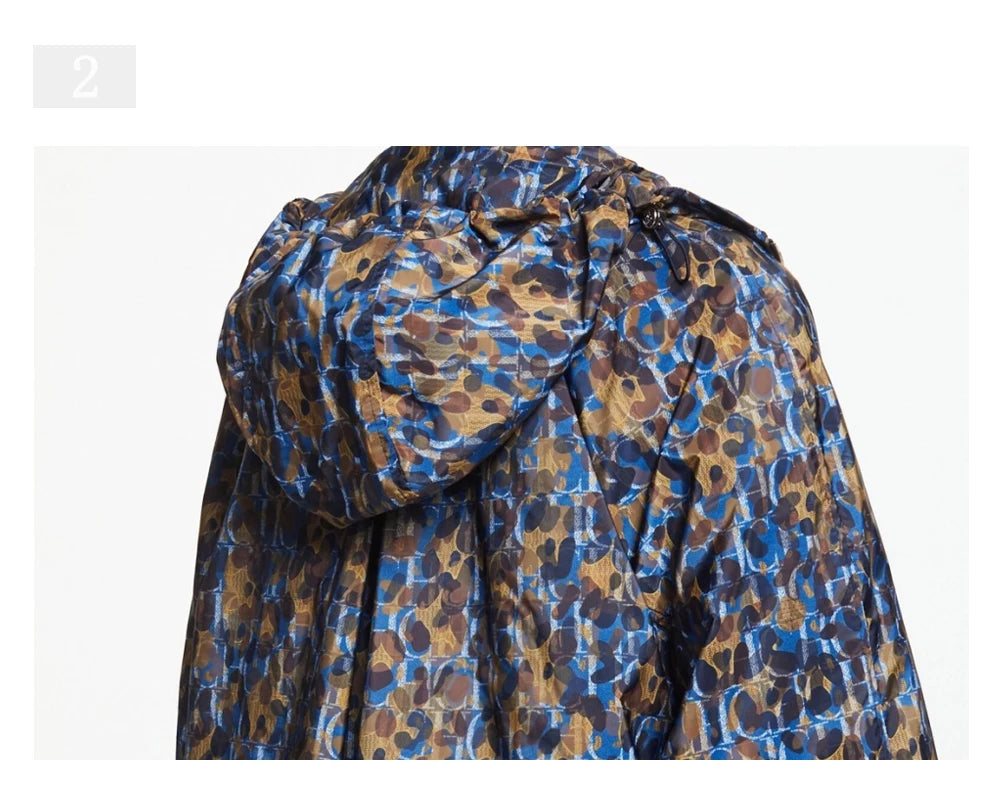 Elegant Hooded Casual Autumn Coat