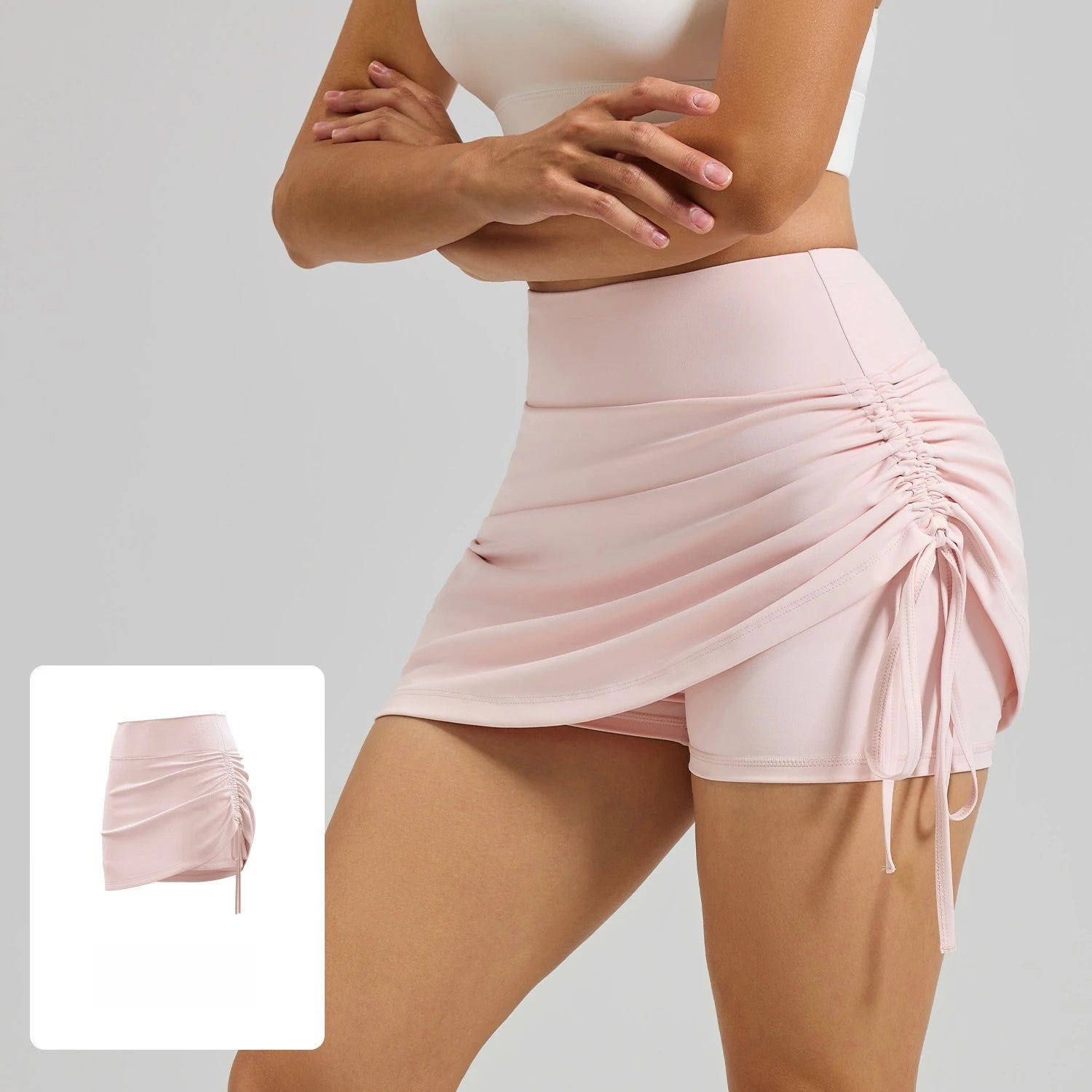High Elastic Sports Skirt Shorts
