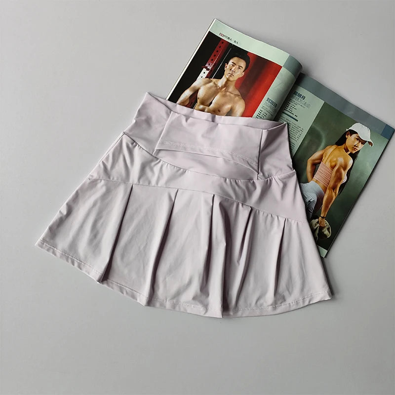 High Waist Tennis Skirt Shorts