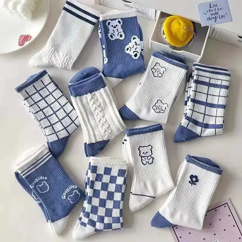 Striped Plaid Sport Socks