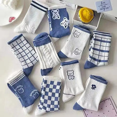 Striped Plaid Sport Socks