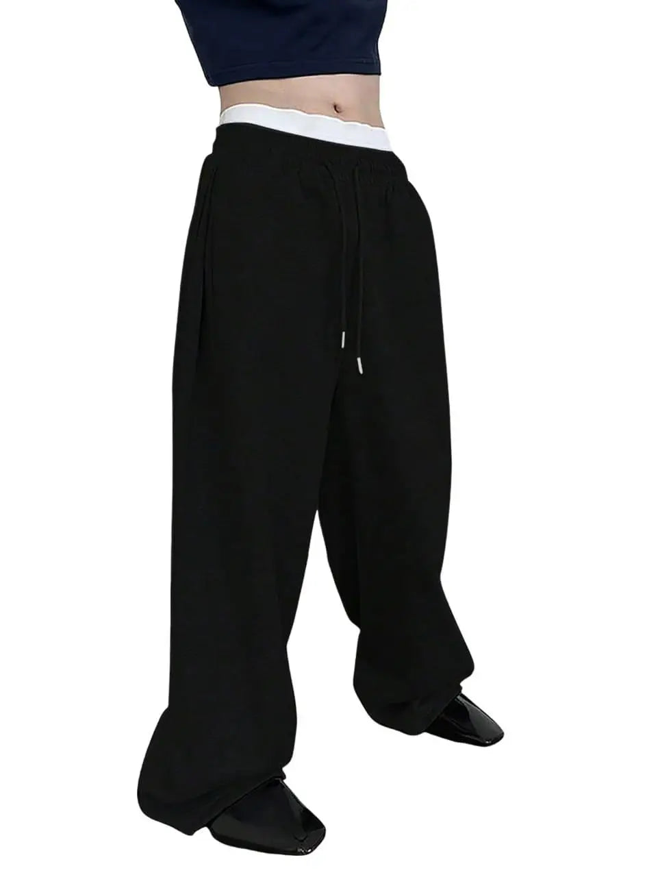 2026 New Straight Spring Autumn Joggers Men Jogging Sweatpants Sportswear Knit Tracksuit Sports Pants Trousers Wide Leg Clothing