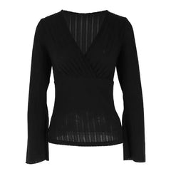 Tops for Woman Clothing Shoujo Clothes Women Women's Cropped Long Sleeve T-shirt Longsleeve Female Top T-shirts Pulovers Tees