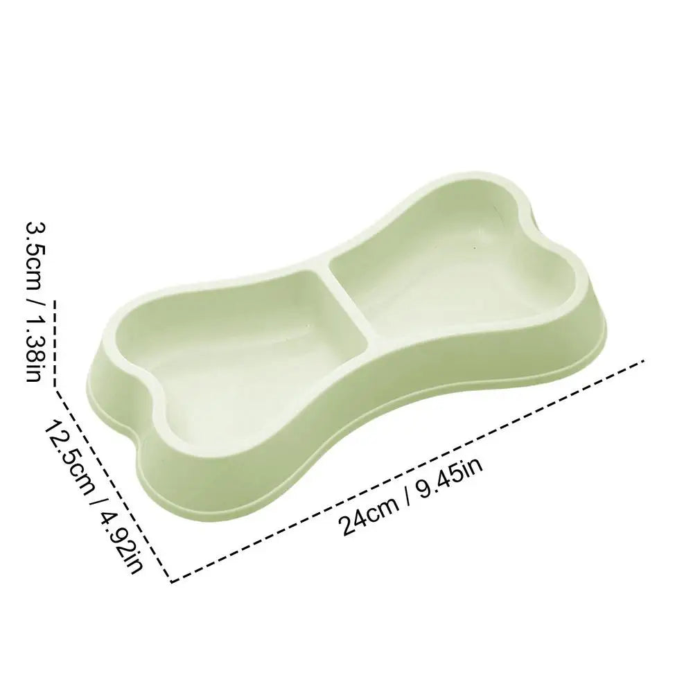 Bone Shaped 2-in-1 Feeding Set