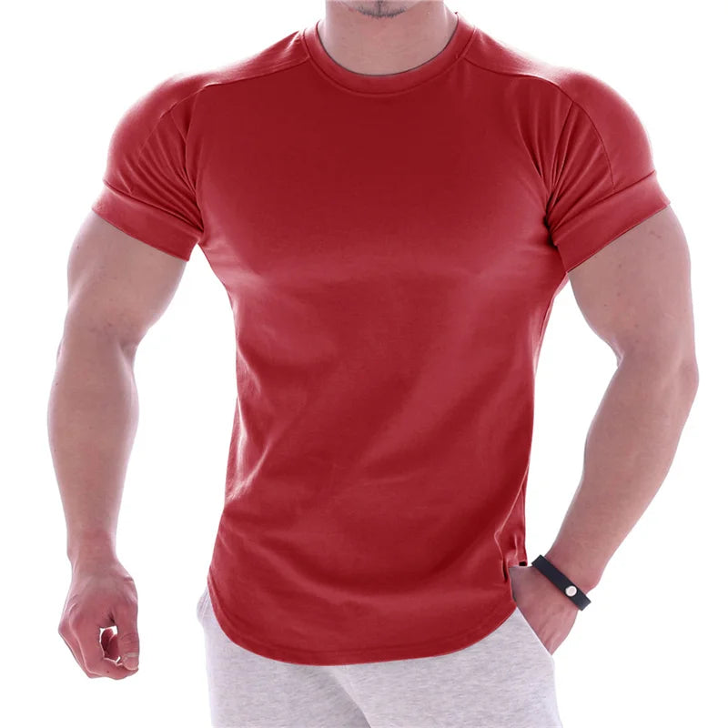 Men's Running T-Shirts Quick Dry Compression Sport T-Shirts Fitness Gym Jogging Shirts, Soccer Shirts Men's Jersey Sportswear