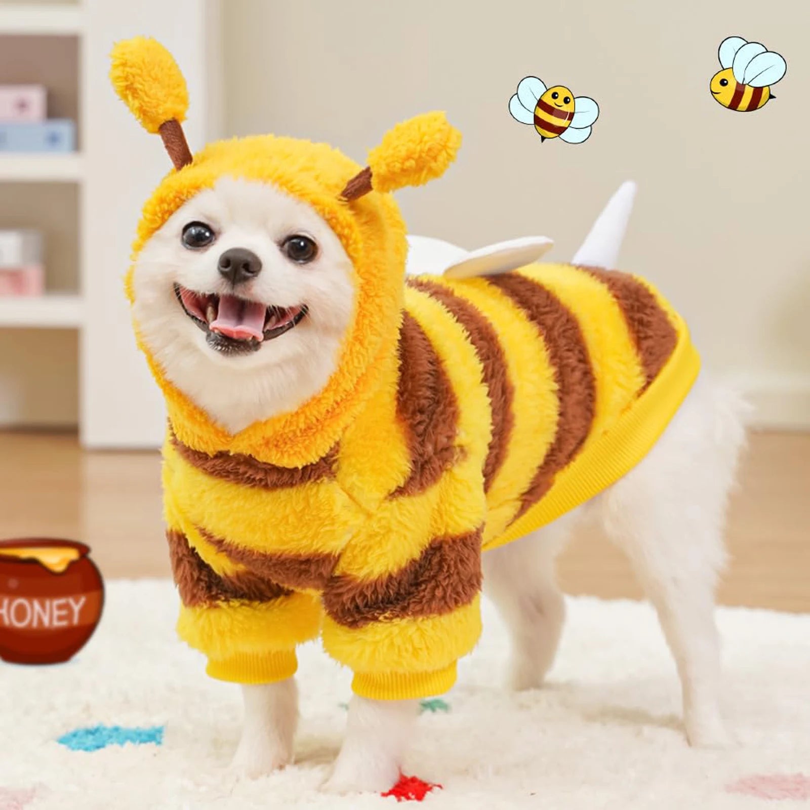 Color Block Winter Puppy Hoodie