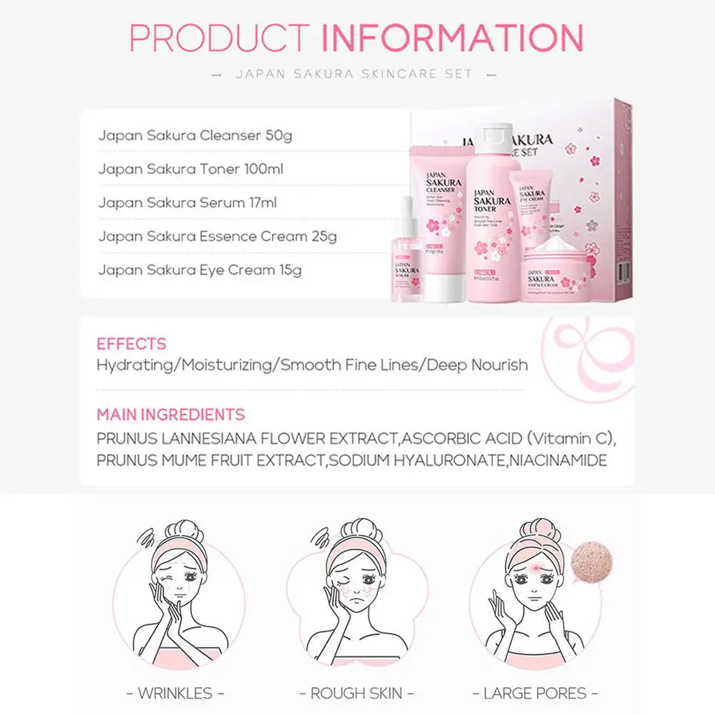 Sakura Complete Facial Care Set