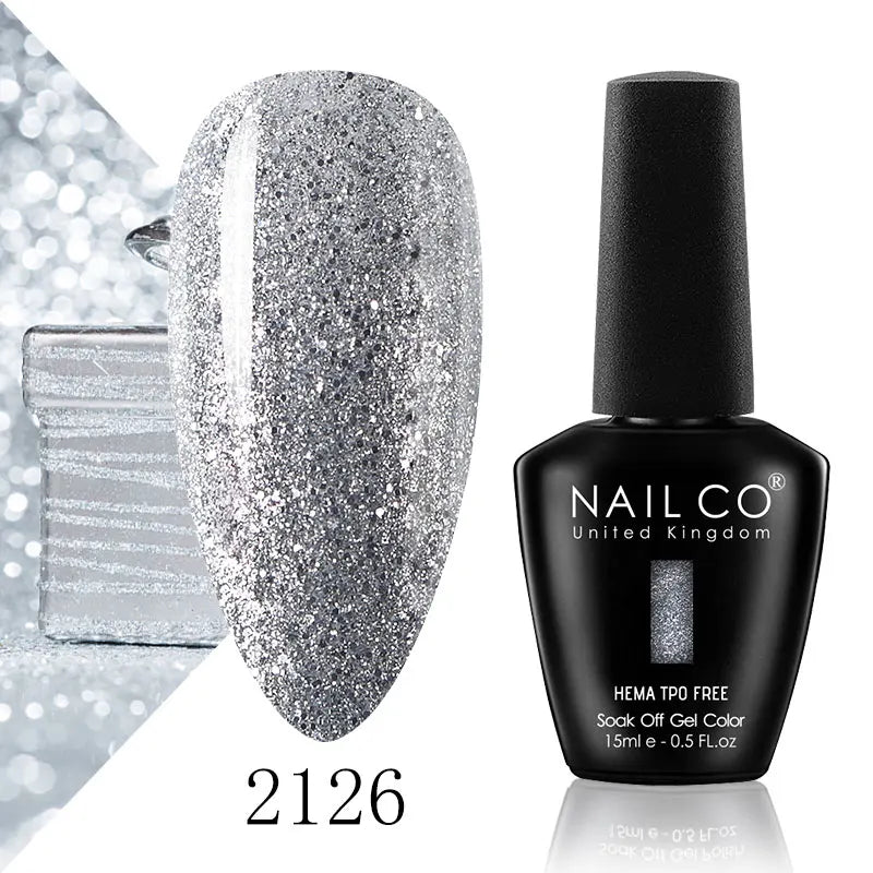 NAILCO 15ml Nail Gel Polish Semi Permanent UV Varnish Nails Art Gel Vernis Manicure TOP BASE Nails Products Supplies Equipment