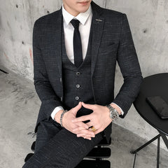 Refined Slim Wedding Suit Set