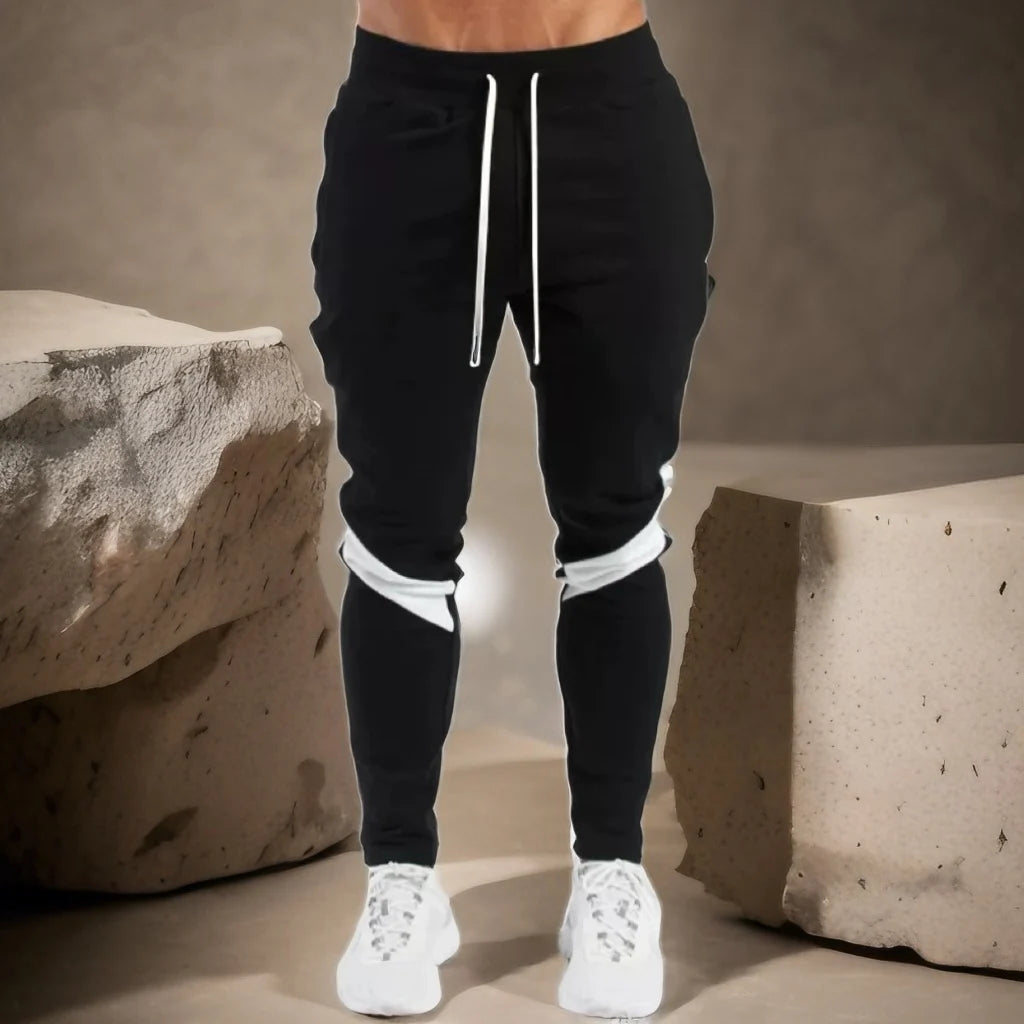 2025 Men's joggers, casual trousers, men's sportswear, trousers, shorts, tight trousers, black gym pants, running trousers