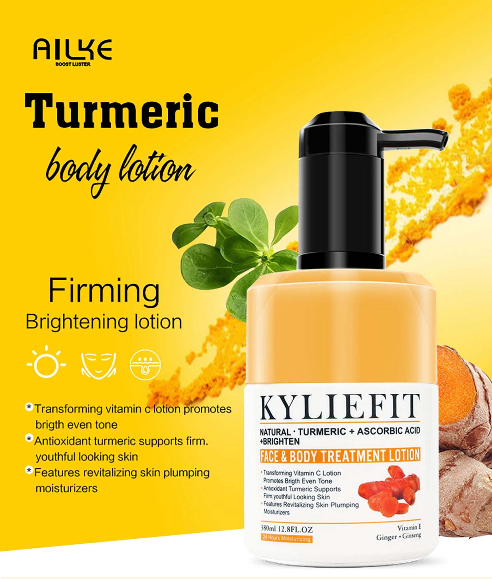 Organic Turmeric Brightening Skincare Set