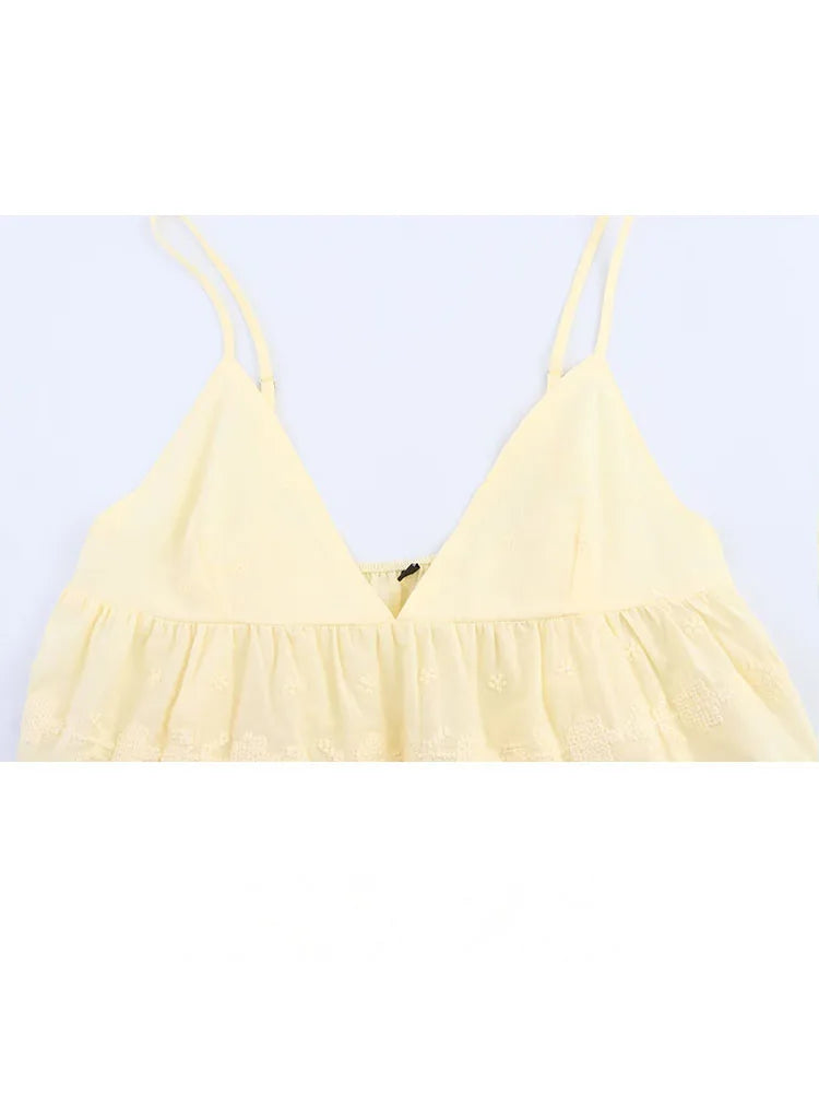 HH Women Shorts Suit Summer Sexy V-Neck Sleeveless Backless Hollow Design Top+Fashion High Waist Pleated Casual Slim Shorts