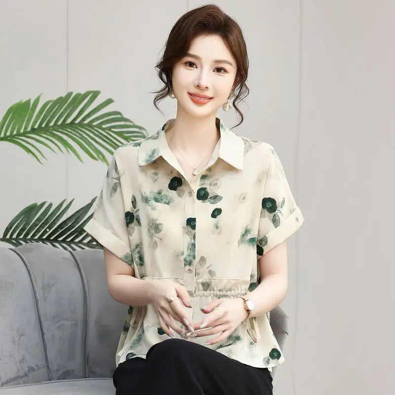 Printed Summer Casual Shirt Women