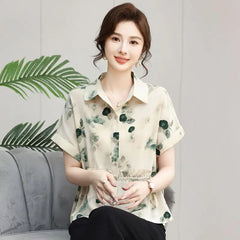 Printed Summer Casual Shirt Women
