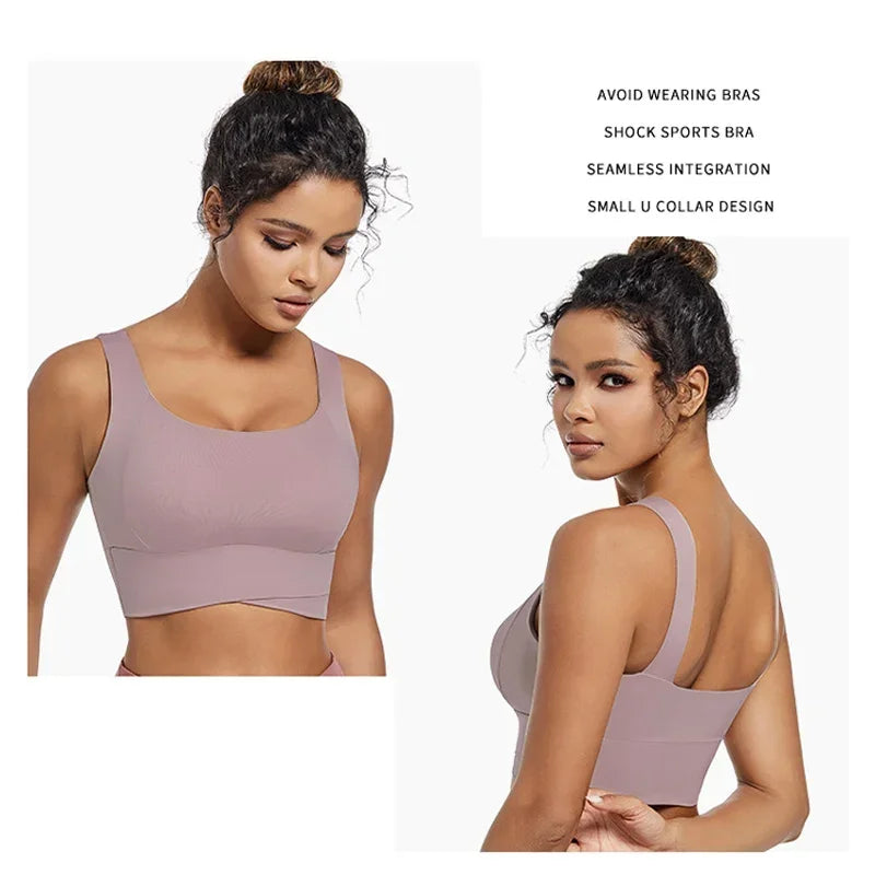 High Impact Sports Bras For Women High Support Padded Sports Bra Workout Fitness Crop Top For Women Racerback Bra For Yoga