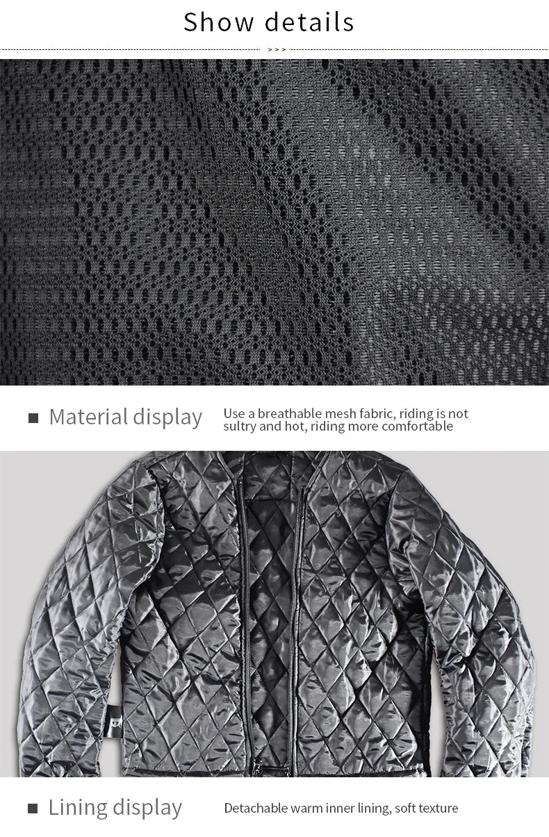 Reflective Protective Riding Jacket