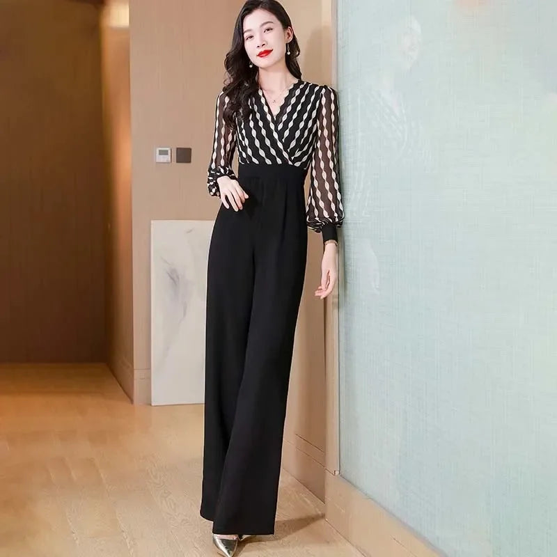 TITLE: Striking Wide Leg Style Jumpsuit