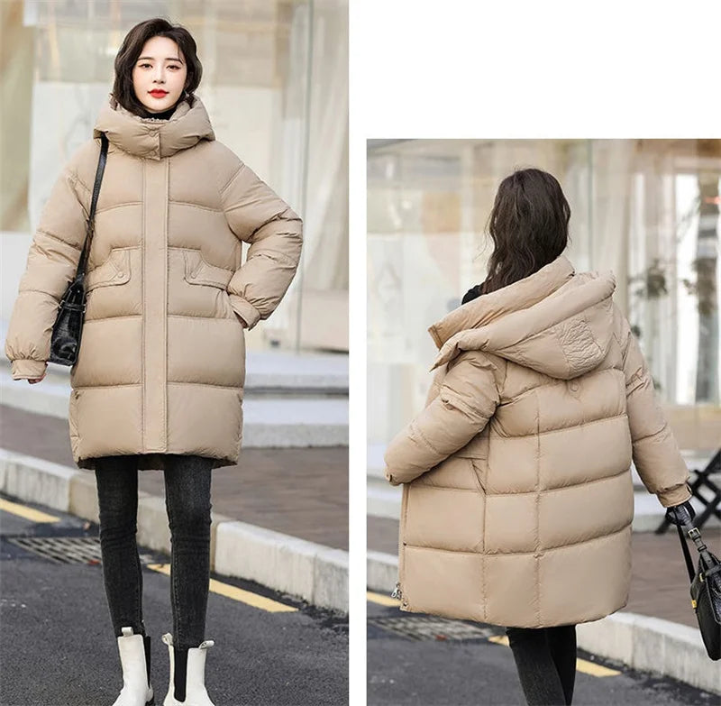 Warm Hooded Winter Padded Jacket