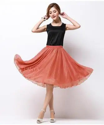Silk Pleated High Waist Midi