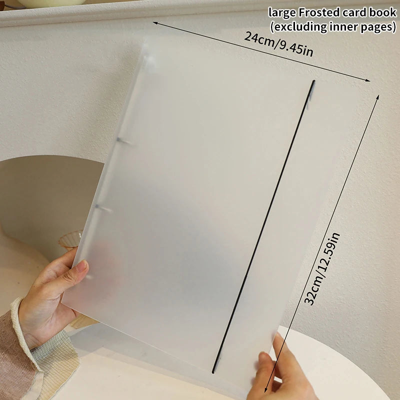 Nail Art Piece Storage Book Large Capacity Exhibition Photo Album Card Clip Display Board DIY Simple Album Storage Book