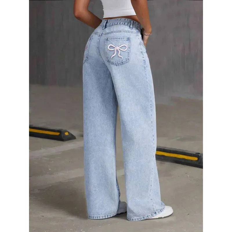 Vintage Wide Leg Street Jeans