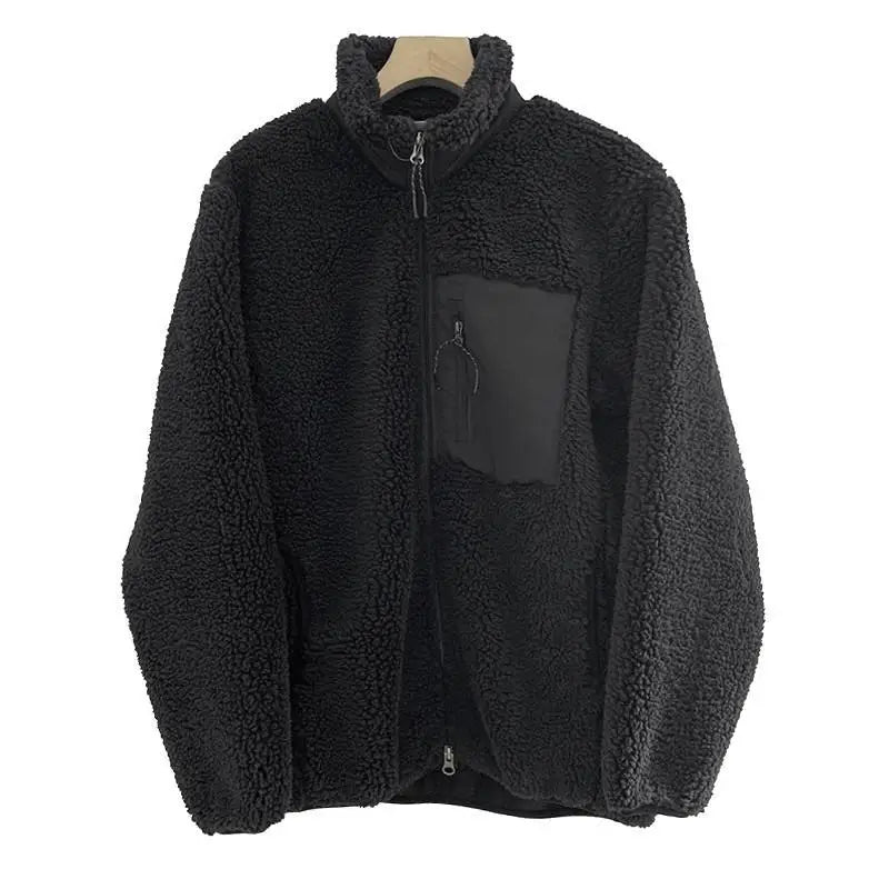 Warm Stand Collar Motorcycle Jacket