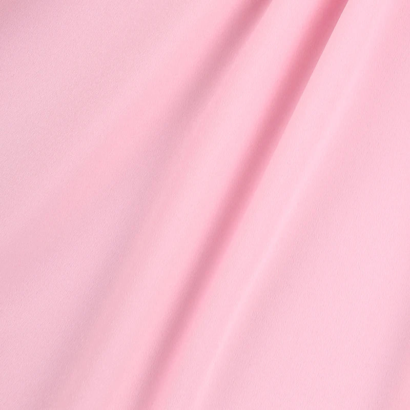 Pink Shirred Princess Summer Dress
