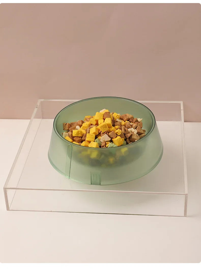 Pet Large Capacity Bowl Puppy Snack Bowl Antislip Round Mouth Single Bowls Cat Dog Feeding Water Storage Bowl Pet Feed Supplies