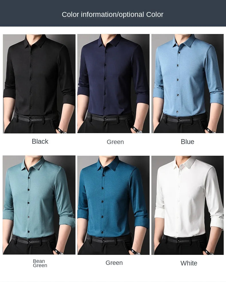 Mulberry Silk Blend Slim Shirt