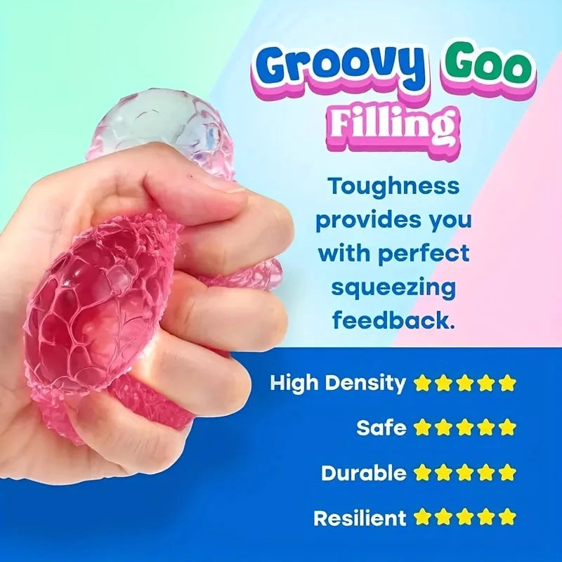 Multicolor Texture Ice Ball Squeeze