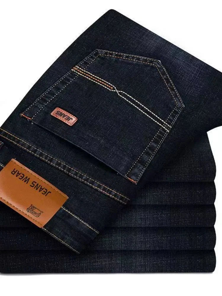 Slim Stretch Straight Denim Jeans