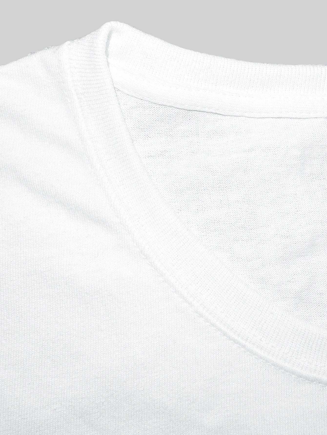 Tropical Palm Beach Graphic Cotton T-Shirt