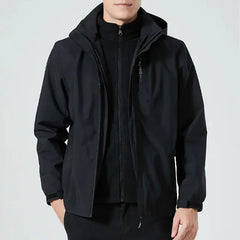 King Billion Men's Outdoor Hooded Windbreaker Jacket