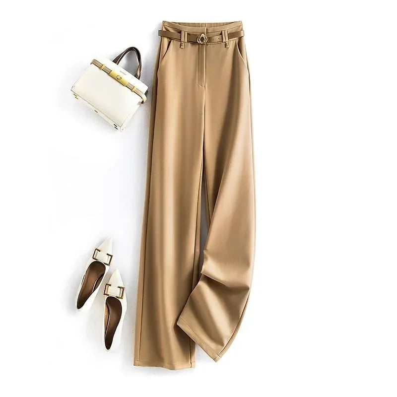 Fluid Wide Leg Office Slacks