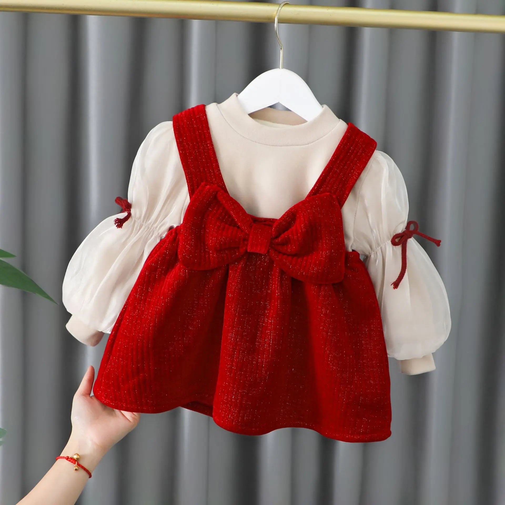 Plush Princess Dress Set for Girls