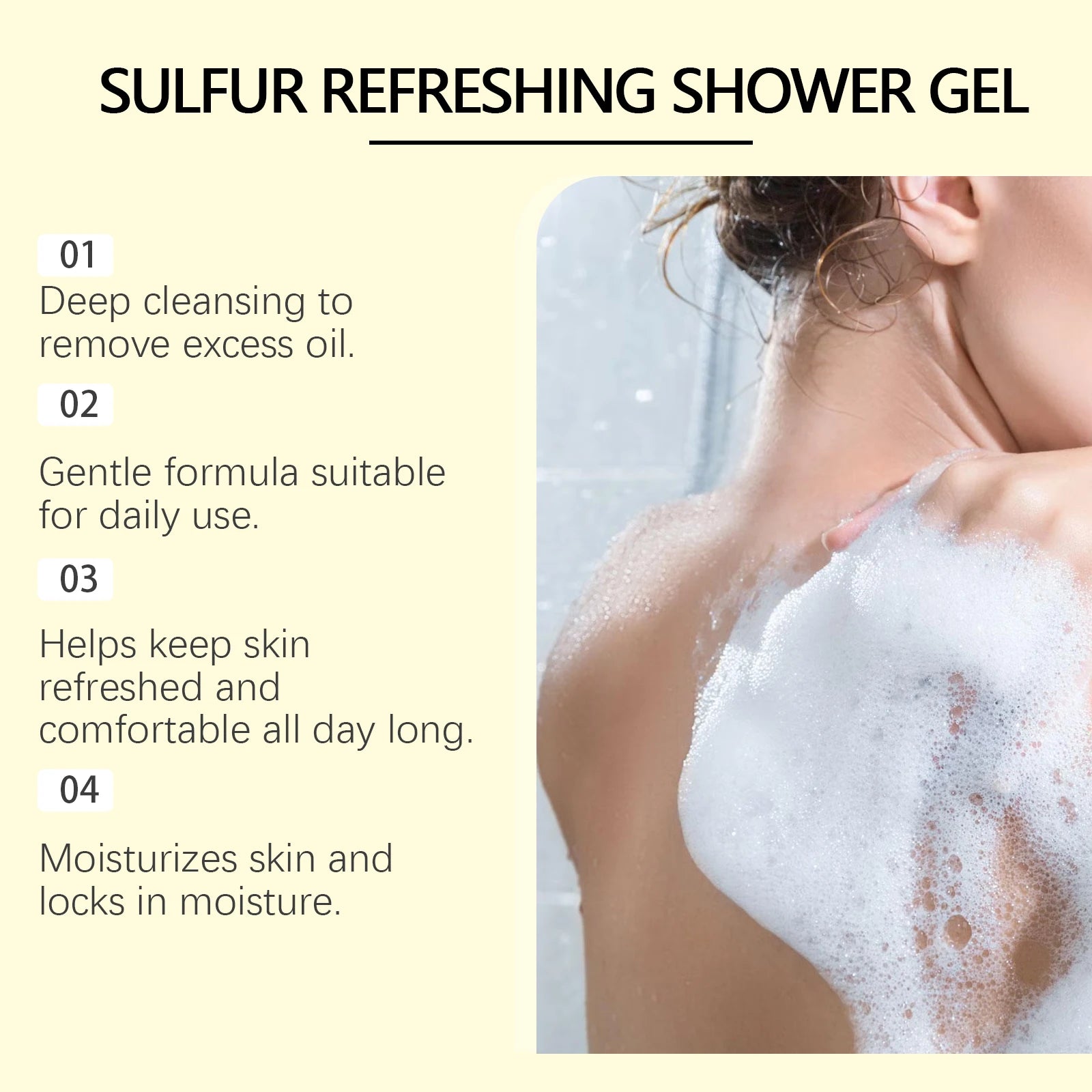 Sulfur Scalp Cleansing Shower Set