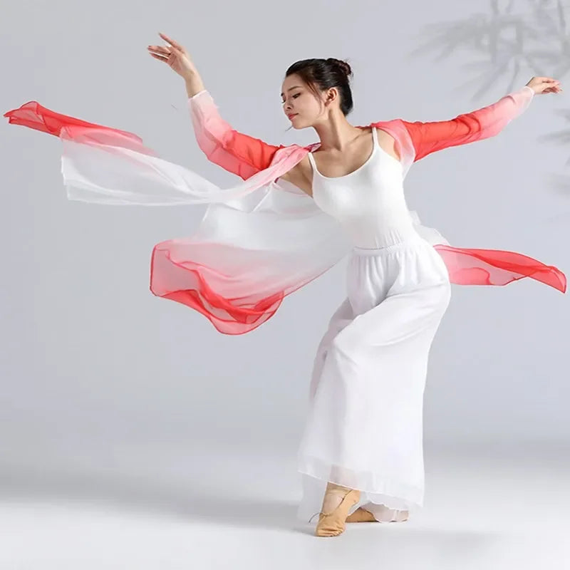 Classical Gradient Chiffon Dance Dress