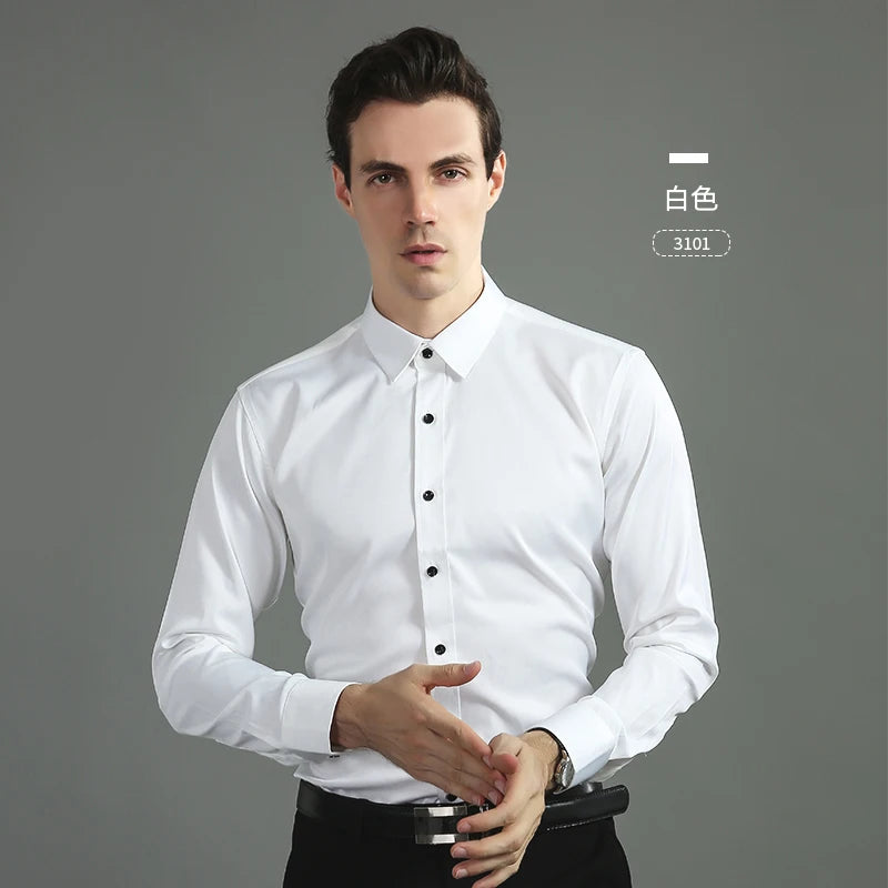Slim Social Business Shirt Men