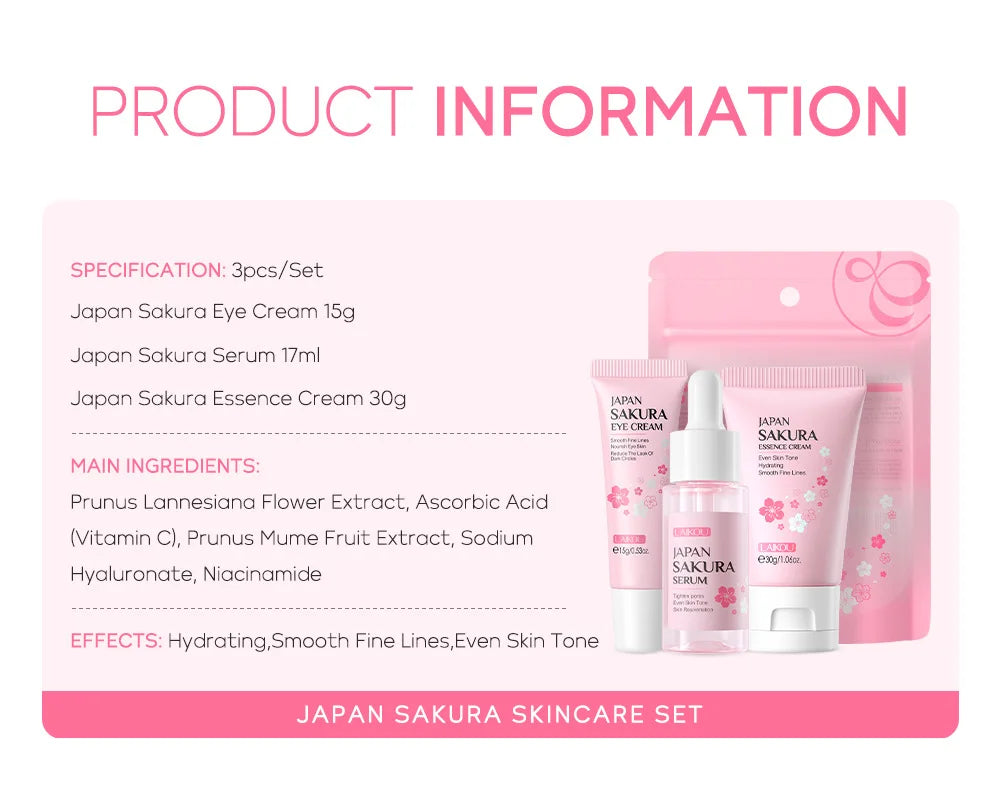 Vitamin C Sakura Facial Care Set