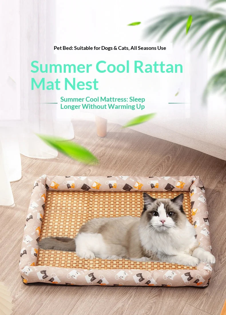 Pet summer cooling mats dog beds cat beds cooling and durable pet beds pet accessories pet supplies pet items