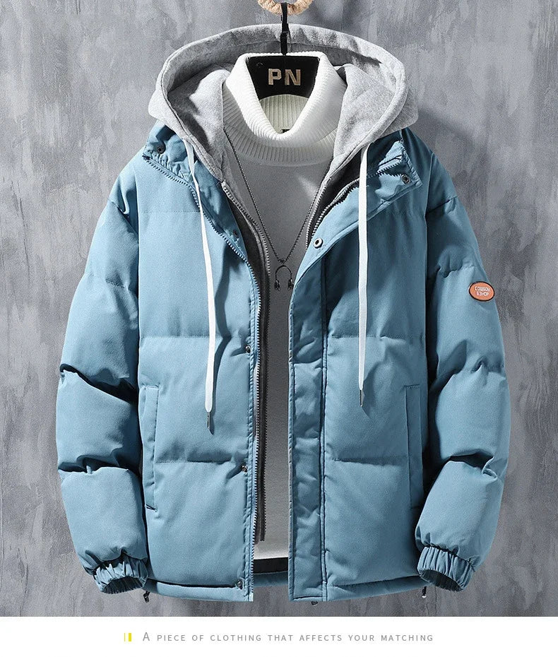 Warm Hooded Parka Jacket
