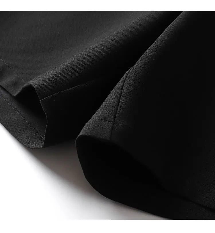 Suit Shorts Women's Summer New High-waist Slim Mid-pants A-line Wide-leg Pants