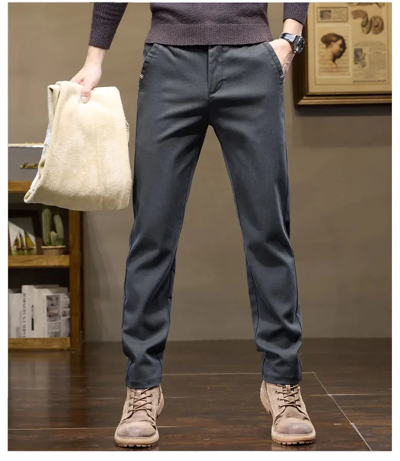 Winter Fleece Smart Casual Trousers