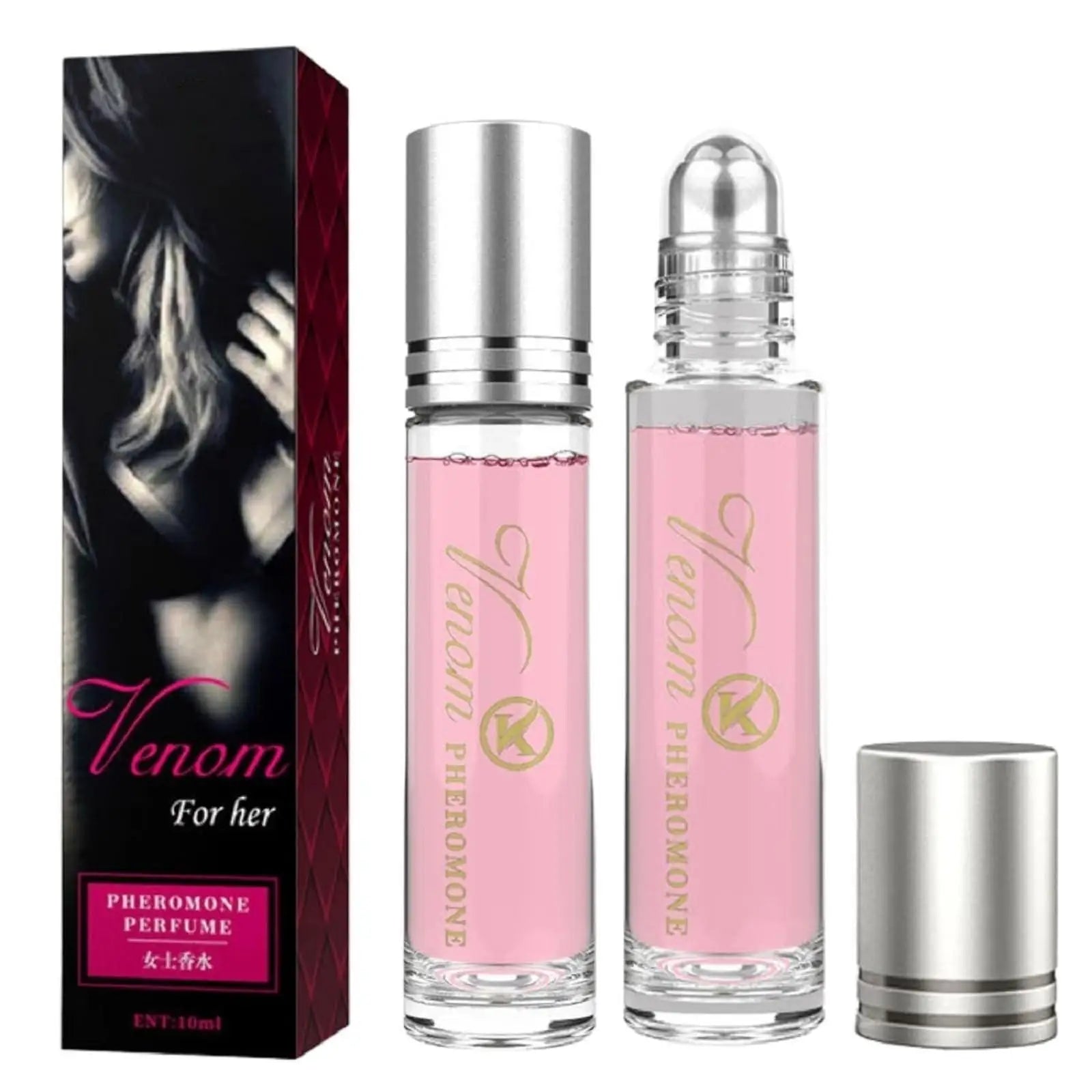 Roll-On Pheromone Perfume - Exohormone Parfum Fruity Floral Scent, Long-Lasting Fragrance, Alcohol-Free, Essential for Dates