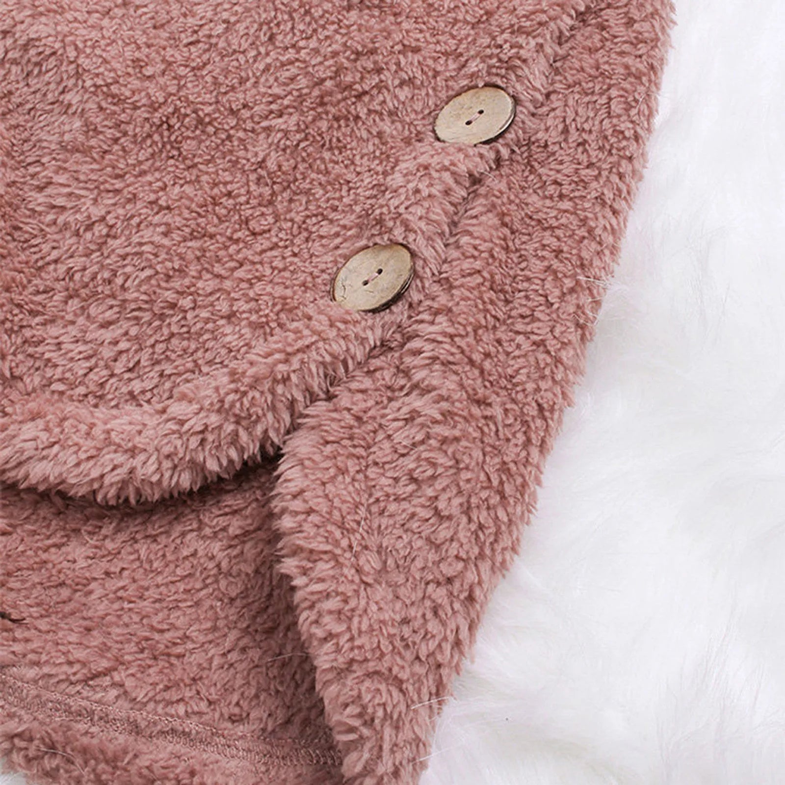 Plush Wool Blend Winter Coat