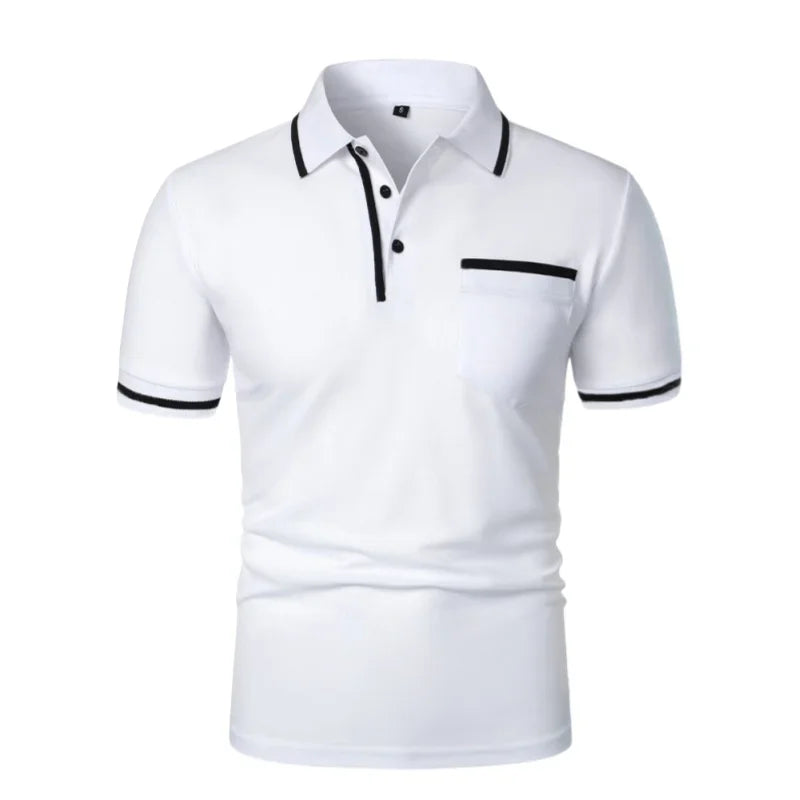 Slim Breathable Summer Pocket Polo