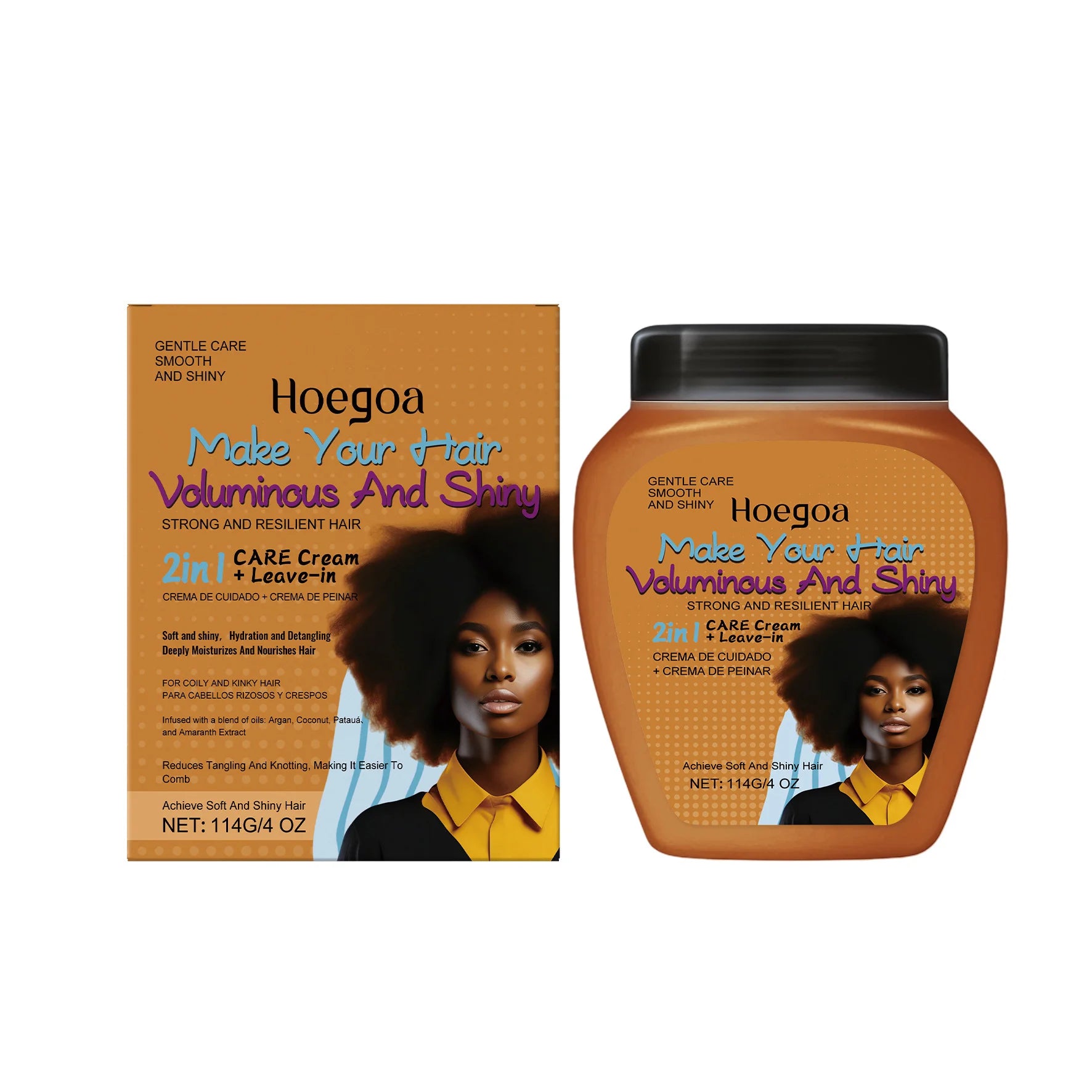 Leave-In Conditioner Cream For Curl Dry Hair Smoothing Deep Repair Damaged Shiny Nourishing Anti-Frizz Hair Care Conditioner