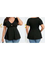 Velvet Slash Neck Top