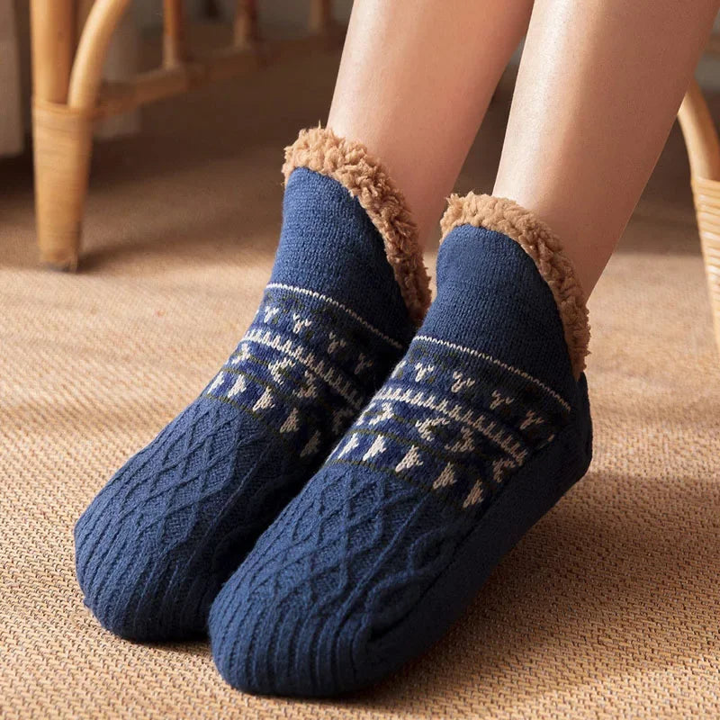 Plush Winter Home Floor Socks