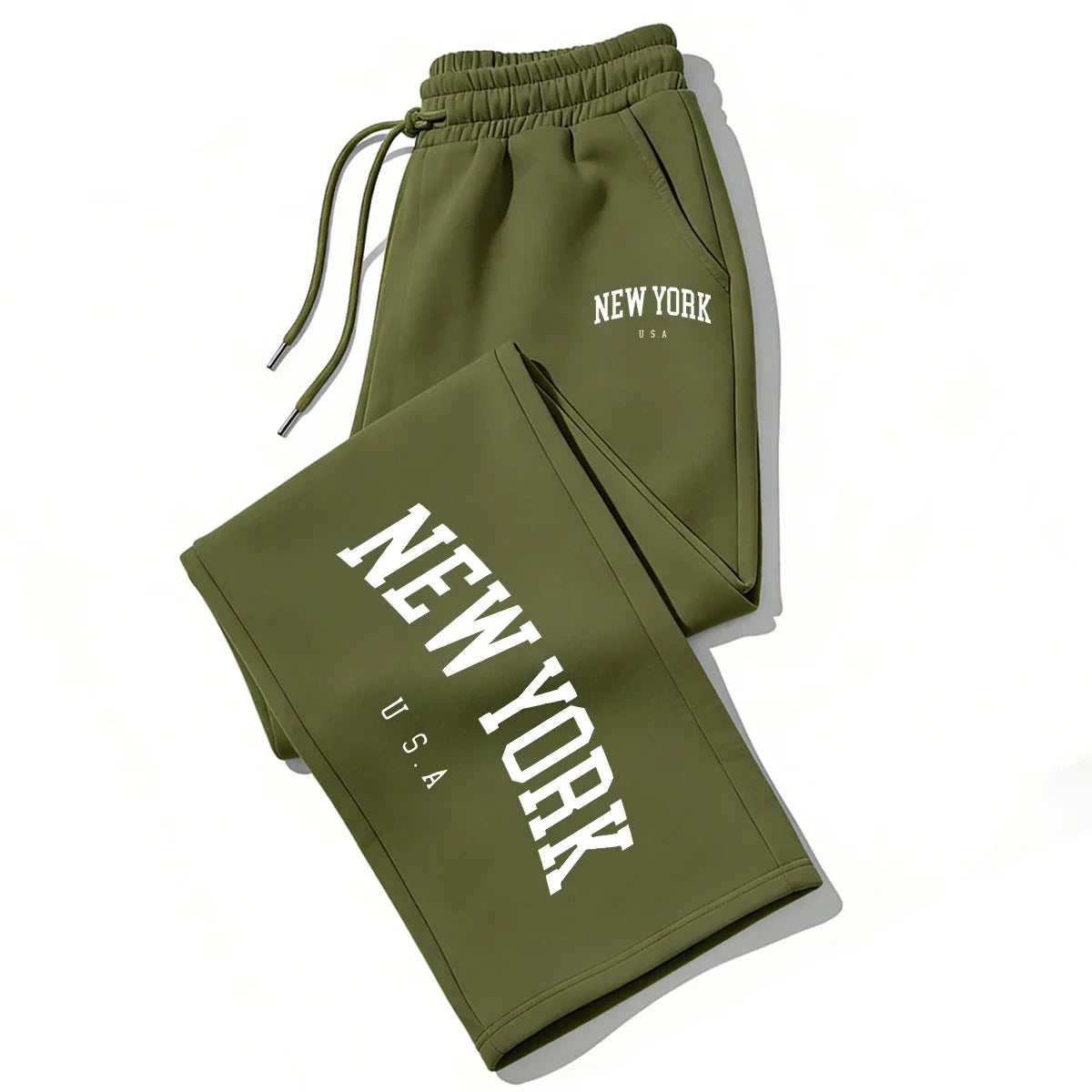 NEW YORK Printed Jogger Pants for Men & Women High Quality Breathable Sweatpants for Running Casual Wear